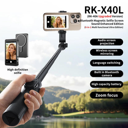 Pantalla de Selfie Magnética Inalámbrica para Smartphone